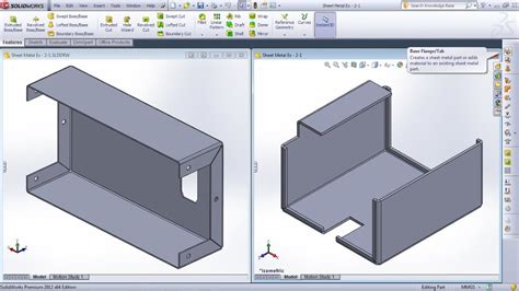 solidwork sheet metal box|solidworks sheet metal pdf.